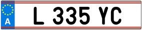 Truck License Plate